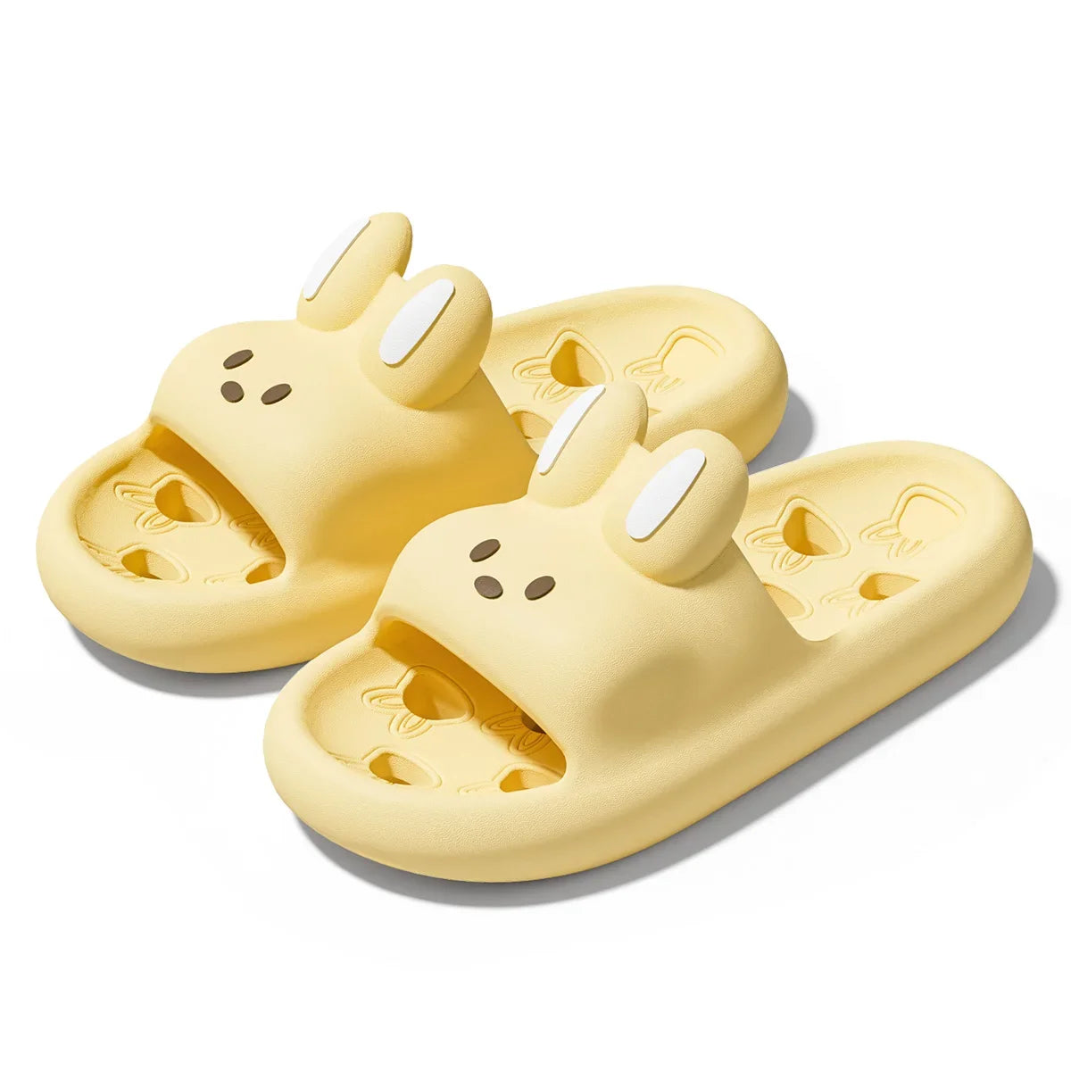 Summer Men Bathroom Slippers Women Cute Cartoon Home Sandals Breathable Soft EVA Non-slip Slides Indoor Quick Drying Flip Flops