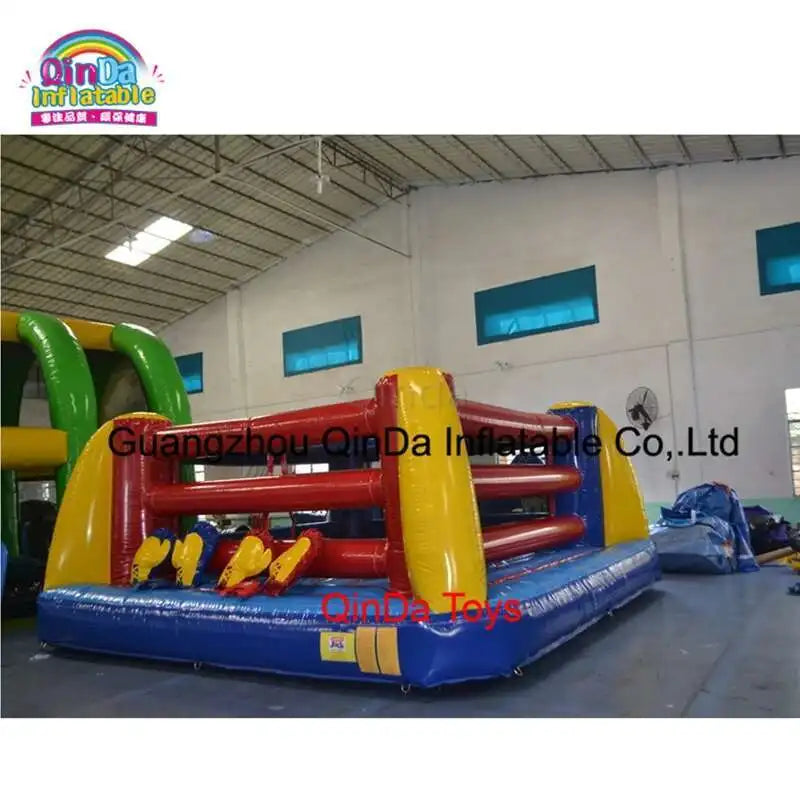 Inflatable Boxing Ring Gloves Inflatable Wrestling Rings Bounce Games For Sale