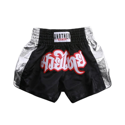 Men's Boxing Shorts Kickboxing Short Muay Thai Women Child Martial Arts Training Team Clothes Gym Grappling BJJ Cage Fight Pants