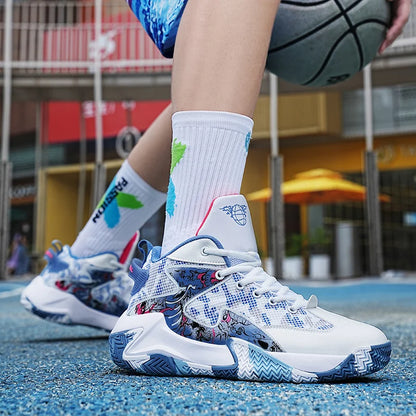 Xiaomi Youpin Sneakers Light Non Slip Cushioning Basketball Shoes Men Breathable Couple Running Shoes Women Hard Wear Footwears