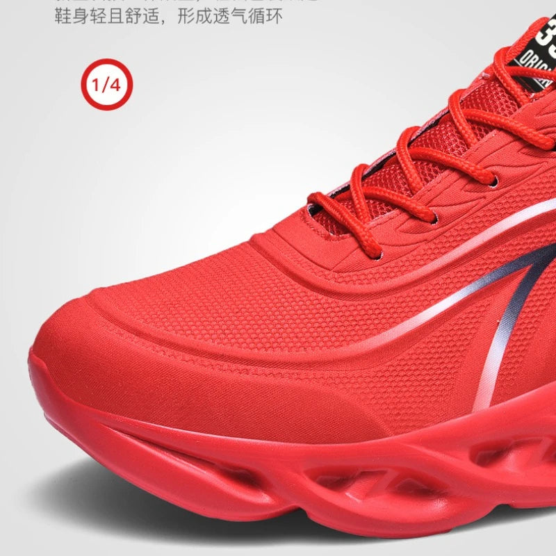 Trend Men's Sneakers Fashion Men's Running Shoes Tennis Basketball Sports Shoes Outdoor Walking Breathable Lace-up Jogging Shoes