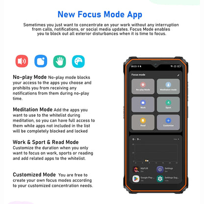 Blackview BV6200 Pro Rugged Phone 4GB / 6GB+128GB IP69 Waterproof Helio P35 13000mAh With 18W Fast Charg NFC 4G Smartphone