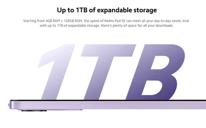 Global Version Xiaomi Redmi Pad SE Snapdragon 680 8GB RAM 256GB ROM Mi Tablet Quad speakers Dolby Atmos 90Hz 11" Display 8000mAh