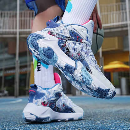 Xiaomi Youpin Sneakers Light Non Slip Cushioning Basketball Shoes Men Breathable Couple Running Shoes Women Hard Wear Footwears