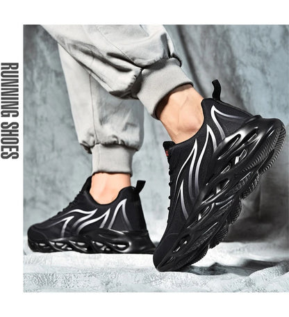 Trend Men's Sneakers Fashion Men's Running Shoes Tennis Basketball Sports Shoes Outdoor Walking Breathable Lace-up Jogging Shoes