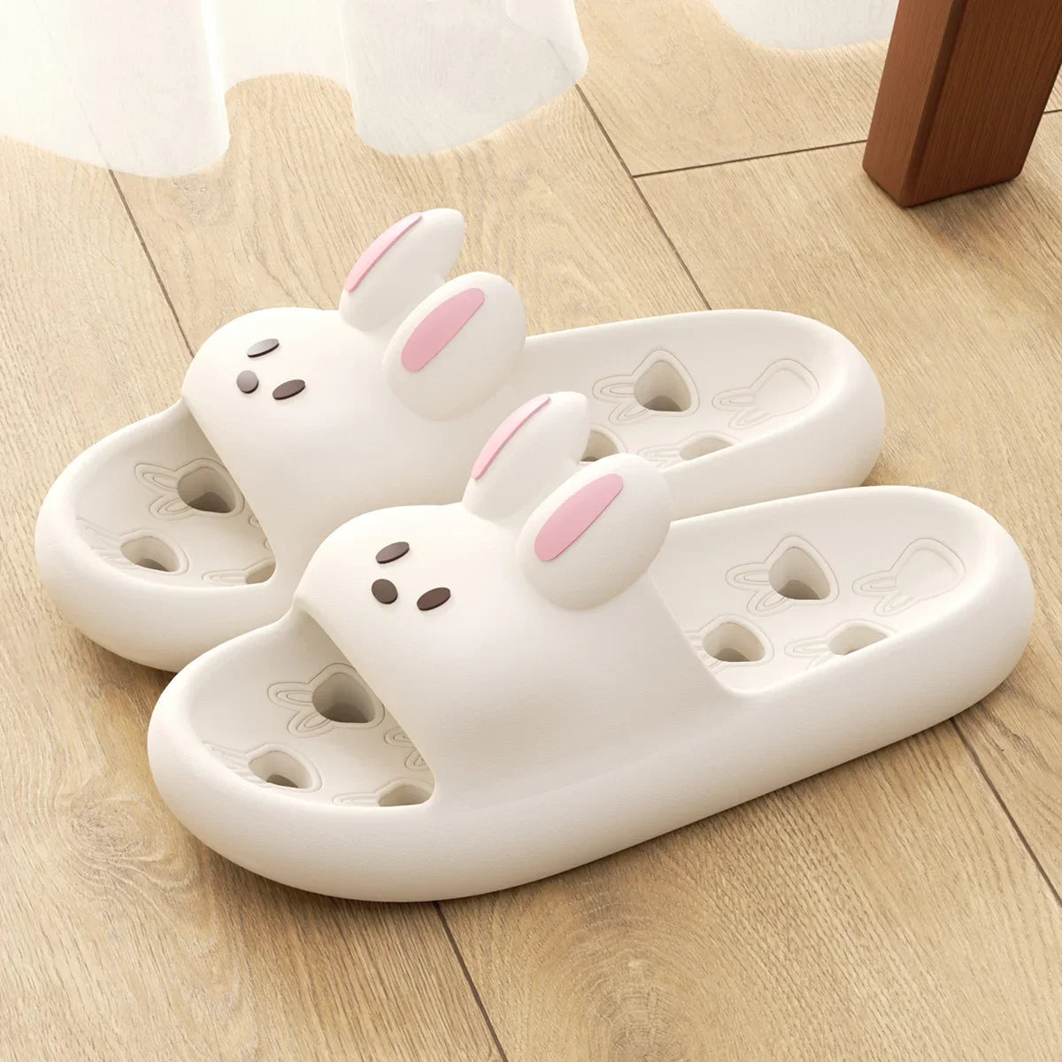 Summer Men Bathroom Slippers Women Cute Cartoon Home Sandals Breathable Soft EVA Non-slip Slides Indoor Quick Drying Flip Flops