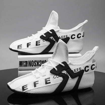 YRZL Loafers Shoes Men Casual Mesh Breathable Non Slip Outdoor Comfortable Indoor Gym Shoes Big Size Shoes for Men