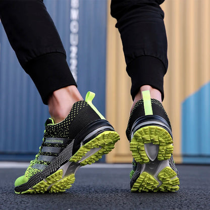 New large size men's casual sports shoes fashion thick soles easily breathable men's sneakers comfortable running men's shoes