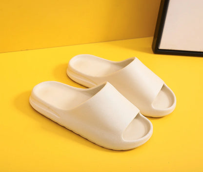 Bebealy Fashion Brand Sneaker Slippers For Women Men Casual Platform Slides Summer Beach Slippers EVA Hollow Sports House Shoes