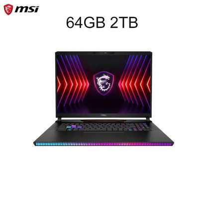 2024 MSI Raider GE68 HX Gaming Laptop 16 Inch 4K UHD 120Hz Mini LED Screen Notebook i9-14900HX 32GB 2TB RTX4080 Netbook Computer