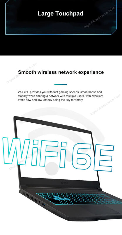 2024 MSI Thin 15 Gaming Laptop 15.6 Inch 2.5K FHD 144Hz IPS Screen Notebook i5-13420H 32GB 1TB RTX3050 Gaming Netbook Computer