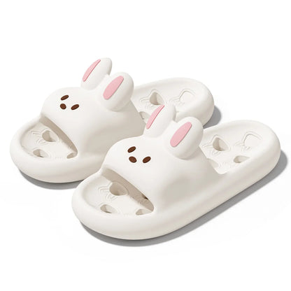 Summer Men Bathroom Slippers Women Cute Cartoon Home Sandals Breathable Soft EVA Non-slip Slides Indoor Quick Drying Flip Flops