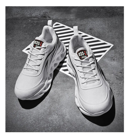 Trend Men's Sneakers Fashion Men's Running Shoes Tennis Basketball Sports Shoes Outdoor Walking Breathable Lace-up Jogging Shoes