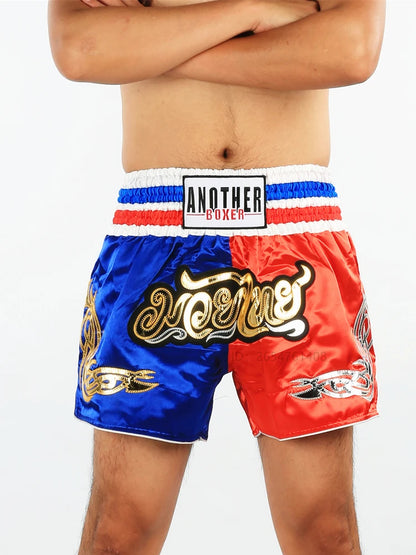 Men's Boxing Shorts Kickboxing Short Muay Thai Women Child Martial Arts Training Team Clothes Gym Grappling BJJ Cage Fight Pants