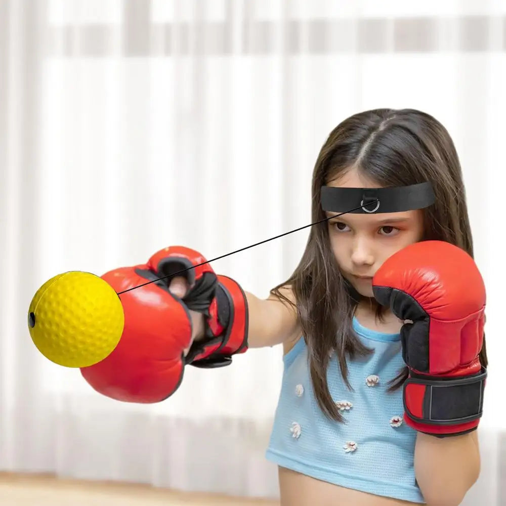 Indoor Boxing Reflex Ball Set Reflex Speed Training Punching Balls Child Adults Fitness Equipment For Hand Eye Coordination