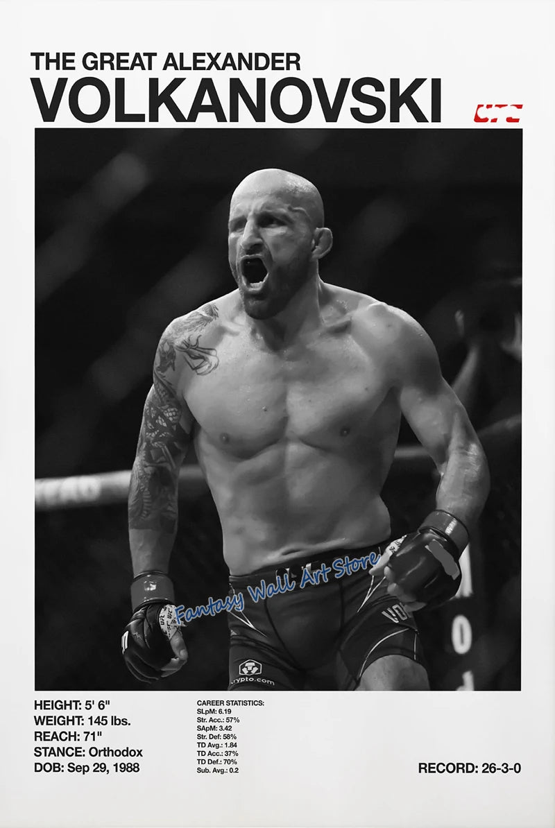 World Famous Boxing Players The Best Boxing Athlete Minimalist Black and White Poster Canvas Painting Wall Pictures Home Decor