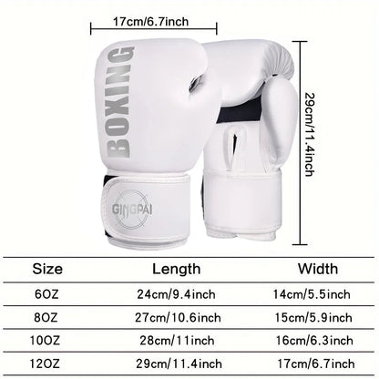 6/8/10/12oz Boxing Gloves Professional Adult Sanda Muay Thai Fighting Gloves Men and Women Training Sandbag Free Fight MMA