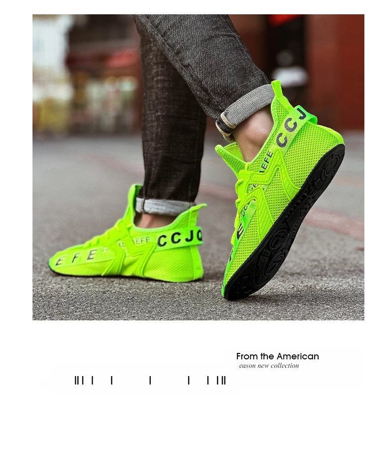 YRZL Loafers Shoes Men Casual Mesh Breathable Non Slip Outdoor Comfortable Indoor Gym Shoes Big Size Shoes for Men