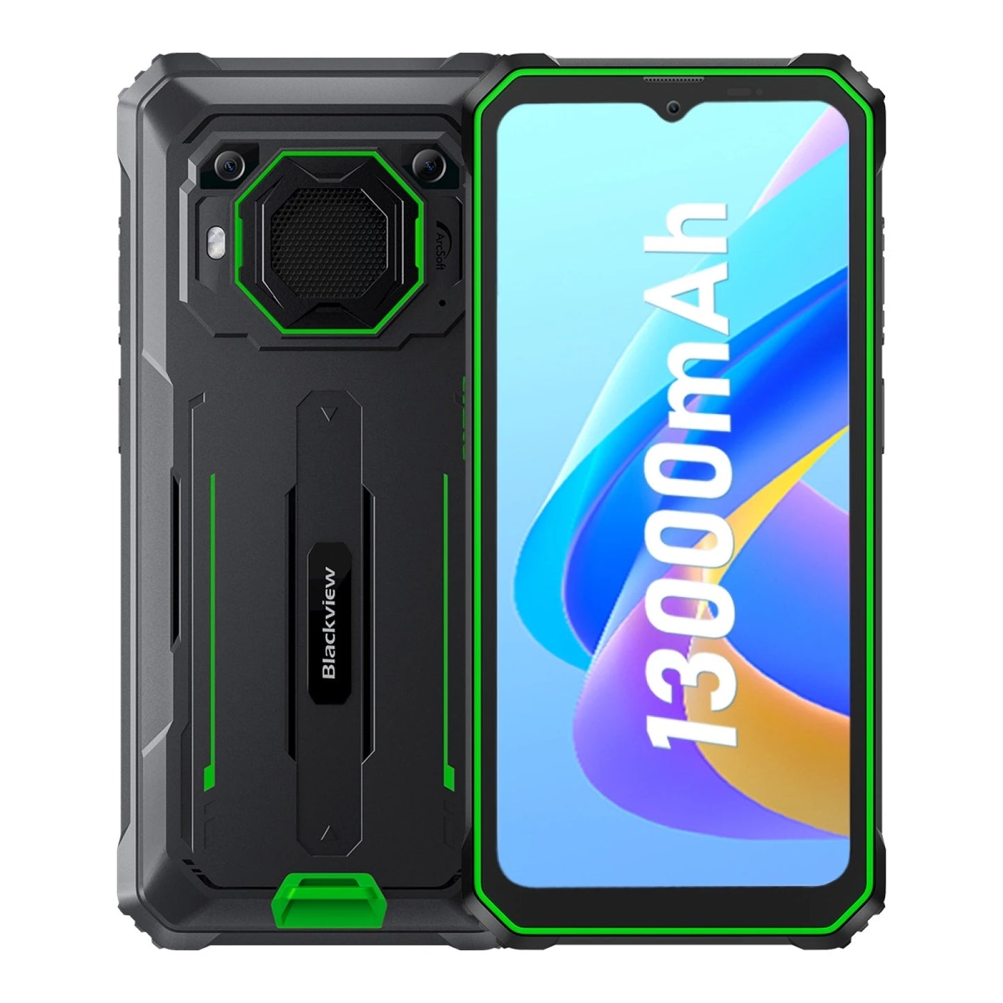 Blackview BV6200 Pro Rugged Phone 4GB / 6GB+128GB IP69 Waterproof Helio P35 13000mAh With 18W Fast Charg NFC 4G Smartphone