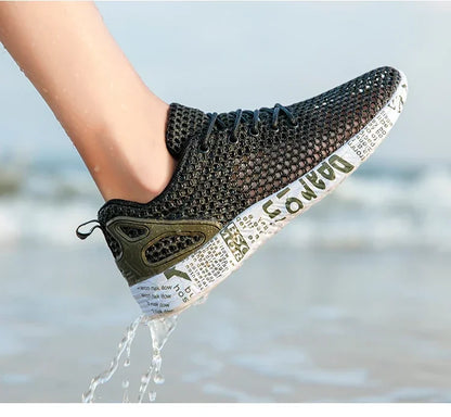 Hight Quality Summer Mens Casual Shoes Aqua Shoes Origin Air Mesh Sneakers Fashion Foam Sport Footwear Beach Shoes Water Shoes