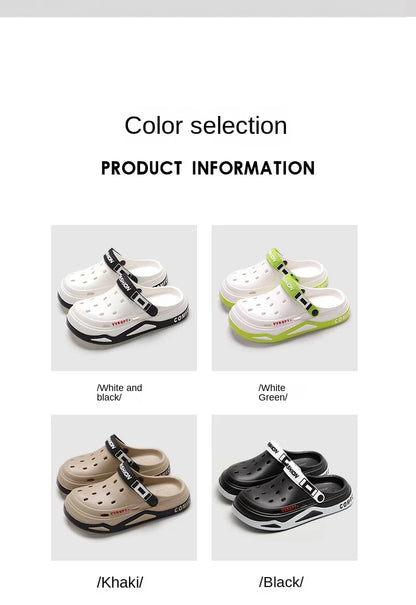 New Breathable sandals For Women Men Summer EVA Garden Clogs Shoes Outdoor Holes Beach Slippers Comfortable House Slides
