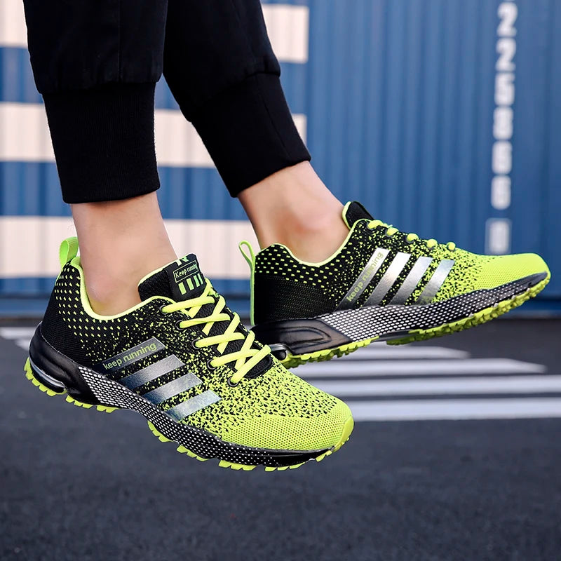 New large size men's casual sports shoes fashion thick soles easily breathable men's sneakers comfortable running men's shoes