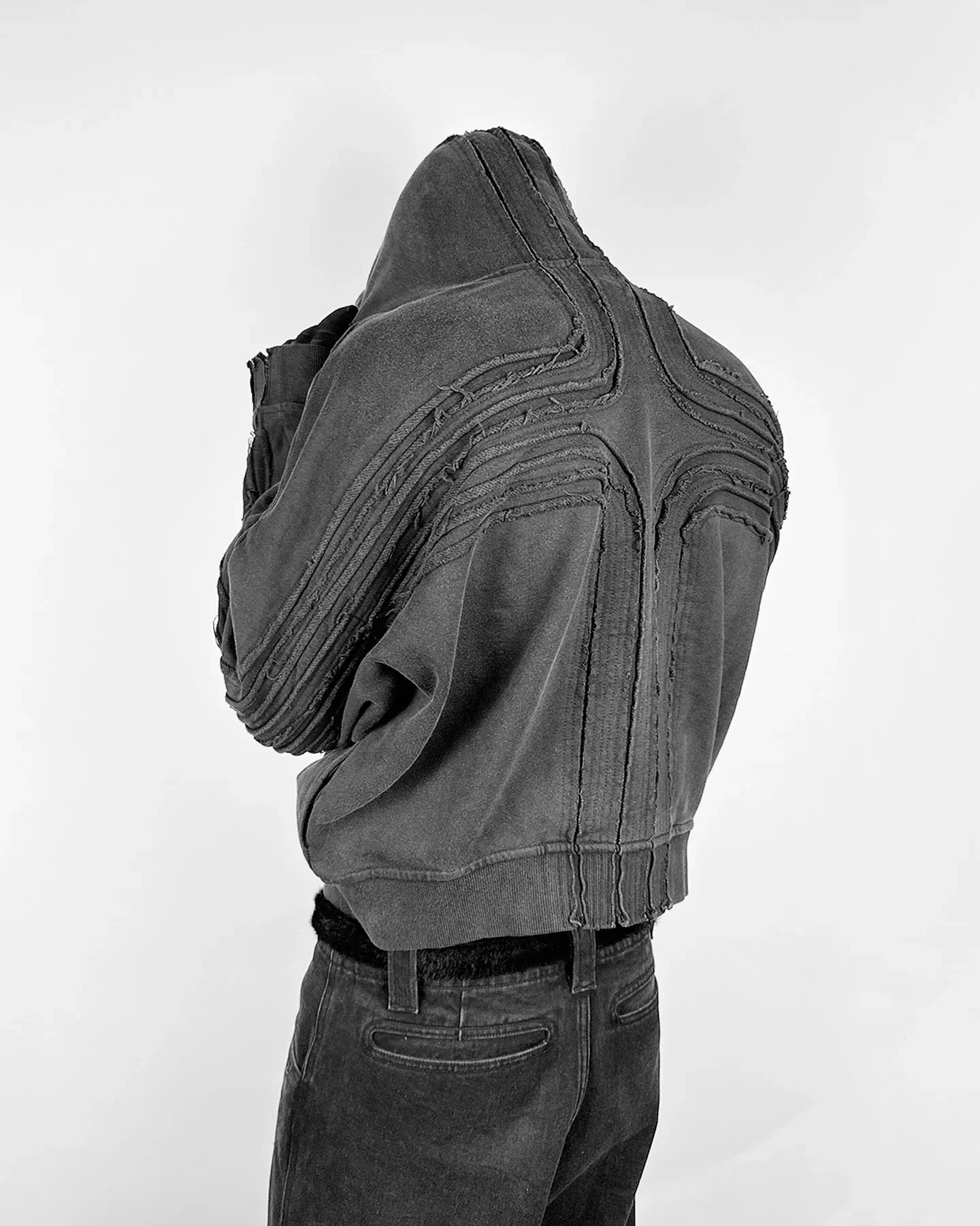 Retro Streetwear Cross Patchwork Hip Hop Zipper Hoodie Men Women Gothic Fashion Working Clothes Jacket Y2k Punk Hole Sweatshirt