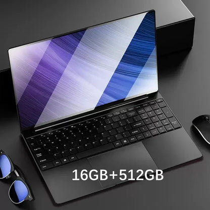 15.6" Portable Laptop Intel N5095 32GB Ram DDR4 2TB SSD Windows 11 Notebook Pc Gamer  Office Computer with Backlit Fingerprint