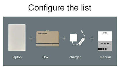 15.6" Portable Laptop Intel N5095 32GB Ram DDR4 2TB SSD Windows 11 Notebook Pc Gamer  Office Computer with Backlit Fingerprint