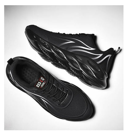 Trend Men's Sneakers Fashion Men's Running Shoes Tennis Basketball Sports Shoes Outdoor Walking Breathable Lace-up Jogging Shoes