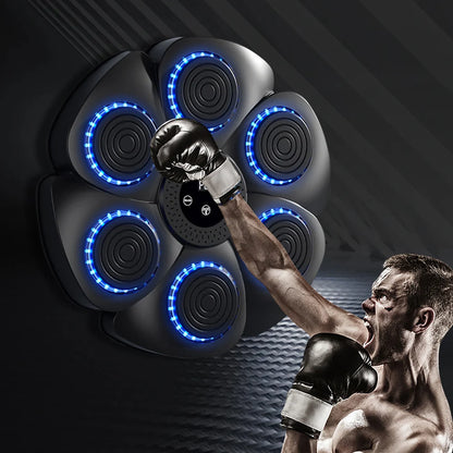 Smart Music Boxing Machine Sports Fitness Boxing Trainer Home Exercise Response Training Boxing Wall Target for Adult/Children