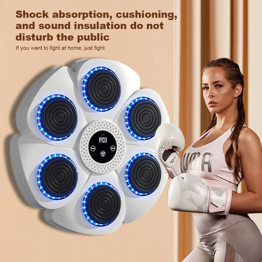 Smart Music Boxing Machine Sports Fitness Boxing Trainer Home Exercise Response Training Boxing Wall Target for Adult/Children