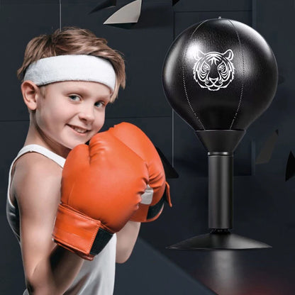 Boxing Bag Heavy Duty Stress Relief Desk Boxing Punch Ball Free Standing Stress Buster Funny Toys for Kids Coworkers and Friends
