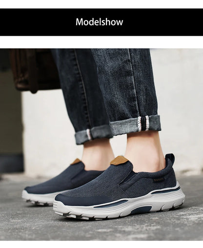Men's Casual Shoes Fashion Canvas Shoes Breathable Men's Walking Flat Sneakers Outdoor Lightweight Men's Shoes Vulcanize Shoes
