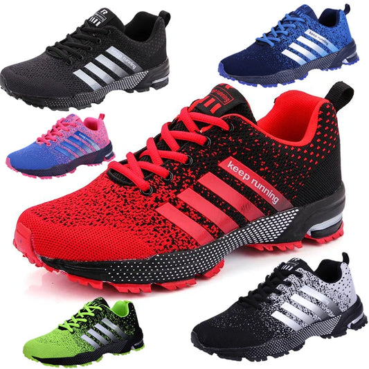 New large size men's casual sports shoes fashion thick soles easily breathable men's sneakers comfortable running men's shoes