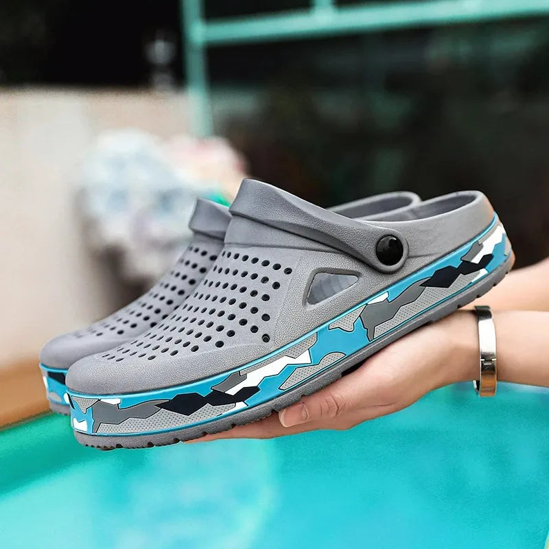 Summer Outdoor Sandals Men Fashion Platform Slippers Women Beach Eva Sole Slide Sandal Clogs