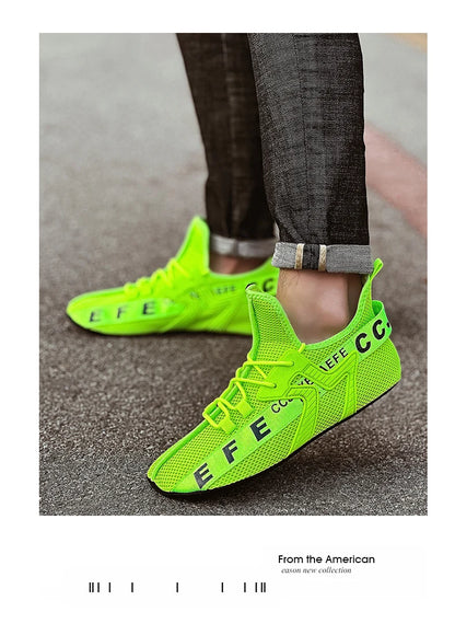 YRZL Loafers Shoes Men Casual Mesh Breathable Non Slip Outdoor Comfortable Indoor Gym Shoes Big Size Shoes for Men