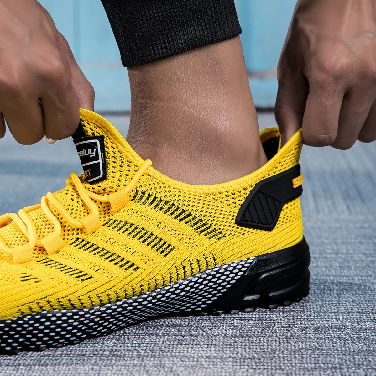 Men Sports Running Shoes Turn Buckle Breathable Lightweight Women's Comfortable Athletic Nonskid Carbon Plate Marathon Sneakers