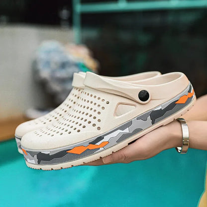 Summer Outdoor Sandals Men Fashion Platform Slippers Women Beach Eva Sole Slide Sandal Clogs