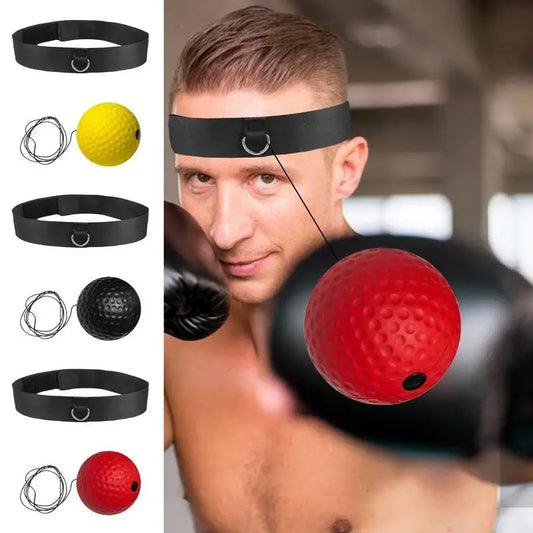 Indoor Boxing Reflex Ball Set Reflex Speed Training Punching Balls Child Adults Fitness Equipment For Hand Eye Coordination