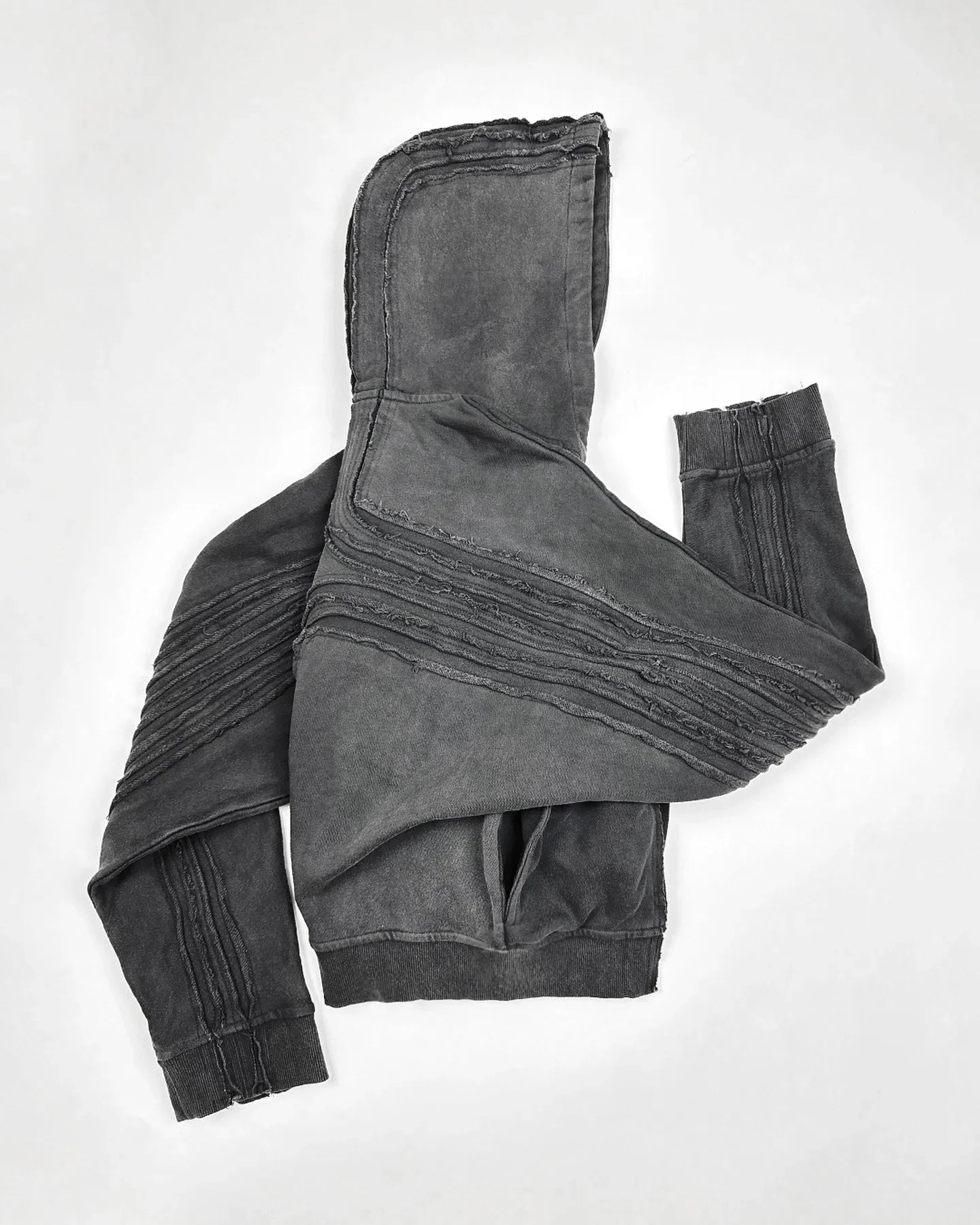 Retro Streetwear Cross Patchwork Hip Hop Zipper Hoodie Men Women Gothic Fashion Working Clothes Jacket Y2k Punk Hole Sweatshirt