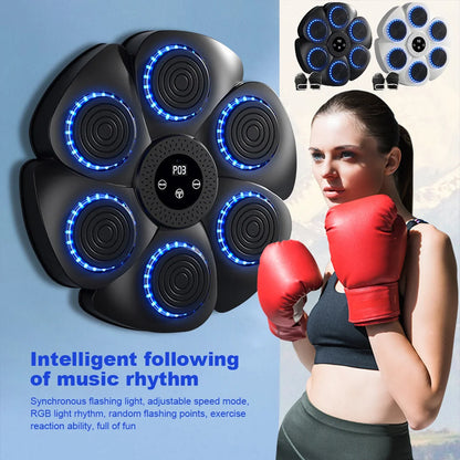 Smart Music Boxing Machine Sports Fitness Boxing Trainer Home Exercise Response Training Boxing Wall Target for Adult/Children