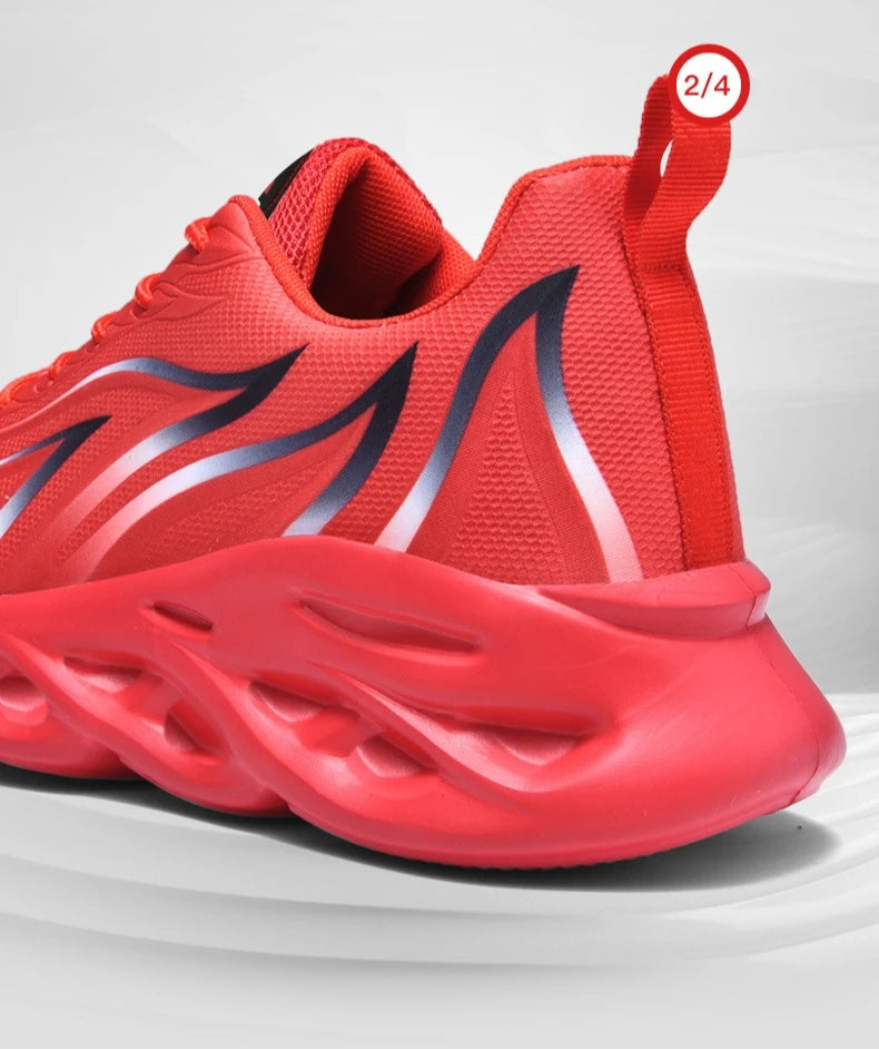 Trend Men's Sneakers Fashion Men's Running Shoes Tennis Basketball Sports Shoes Outdoor Walking Breathable Lace-up Jogging Shoes