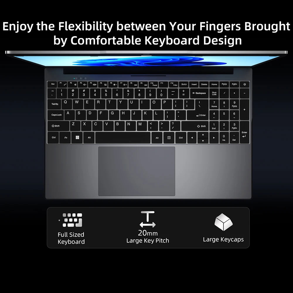 Bmax X15 Pro 15.6 Inch 16Gb Ram 512Gb Ssd Intel N95 Cpu Windows 11 Notebook 1920*1080 Dual Wifi USB Pc Laptop Ddr4